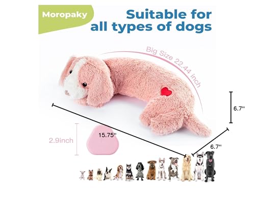 Heartbeat Toy Puppy Heartbeat Stuffed Toy for Dog Calming Aid, Heartbeat Puppy Toy for Pets Anxiety Relief, Dog Comfort Toy for Behavioral Aid Crate Training, Puppy Essential