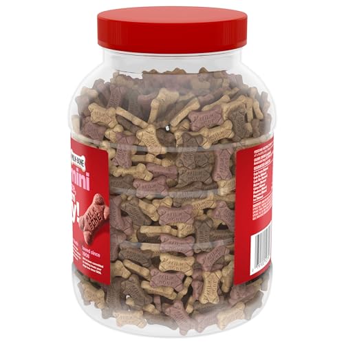 Milk-Bone Mini's Flavor Snacks Dog Treats, 36 Ounce Crunchy Texture Helps Reduce Tartar