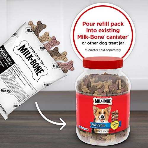 Milk-Bone Mini's Flavor Snacks Dog Treats, 36 Ounce Crunchy Texture Helps Reduce Tartar