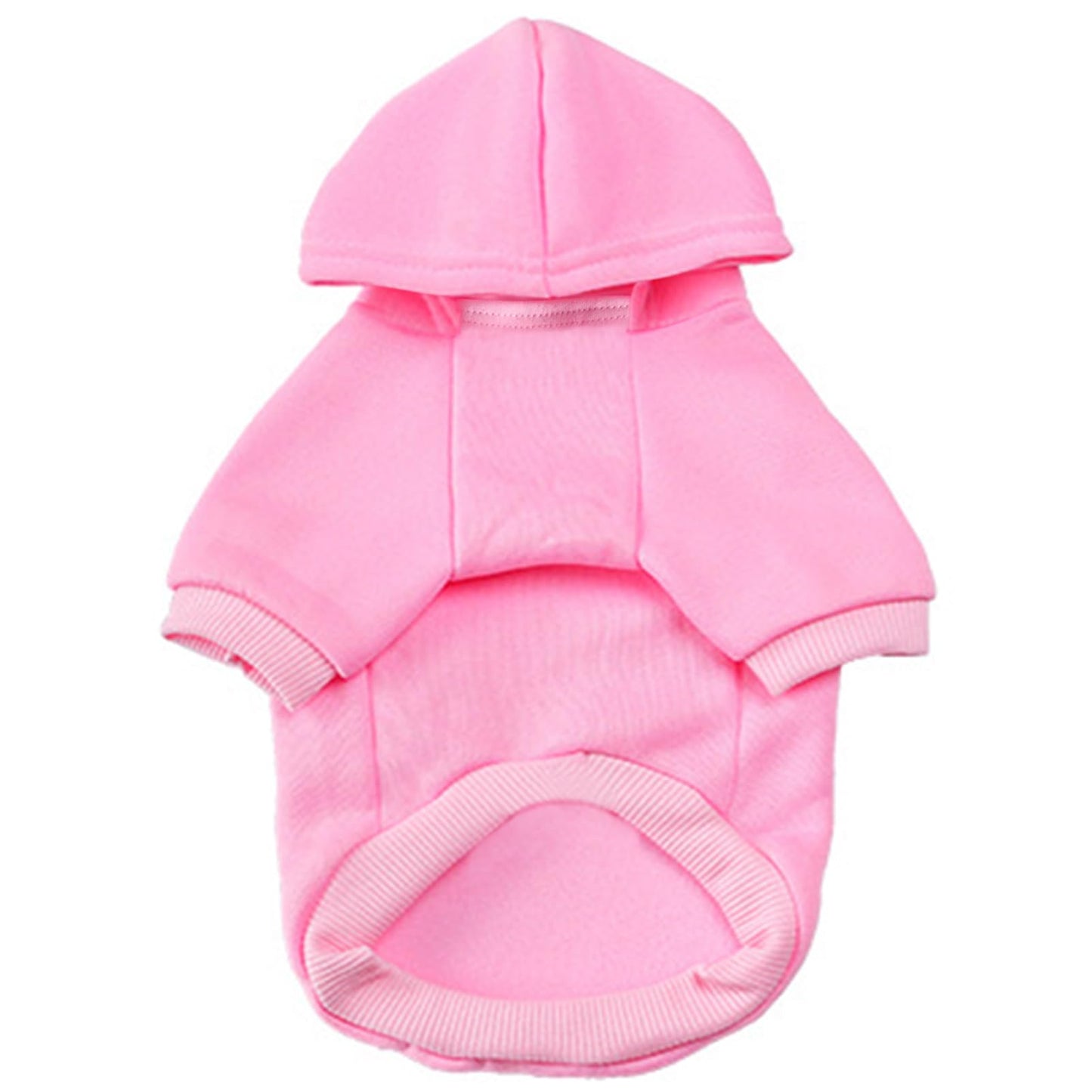 Jecikelon Winter Dog Hoodie Sweatshirts with Pockets Warm Dog Clothes for Small Dogs Chihuahua Coat Clothing Puppy Cat Custume (Medium, Pink)