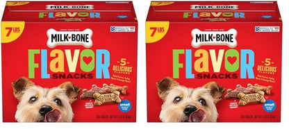 Milk-Bone Mini's Flavor Snacks Dog Treats, 36 Ounce Crunchy Texture Helps Reduce Tartar