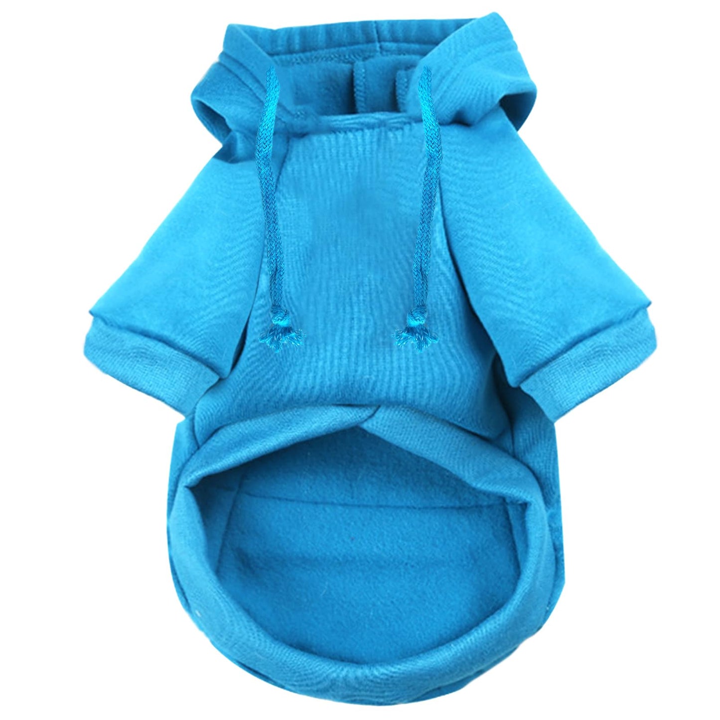 Jecikelon Winter Dog Hoodie Sweatshirts with Pockets Warm Dog Clothes for Small Dogs Chihuahua Coat Clothing Puppy Cat Custume (Medium, Pink)