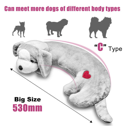 Heartbeat Toy Puppy Heartbeat Stuffed Toy for Dog Calming Aid, Heartbeat Puppy Toy for Pets Anxiety Relief, Dog Comfort Toy for Behavioral Aid Crate Training, Puppy Essential